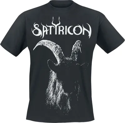 Produktbild von Satyricon T-Shirt Herren Satyr schwarz Band-Merch, Bands 100% Baumwolle XXL