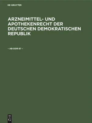 Produktbild von - Ab-Ddr 87 -
