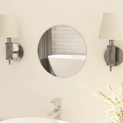 Image de Vidaxl Miroir Rond sans cadre 30 cm Verre