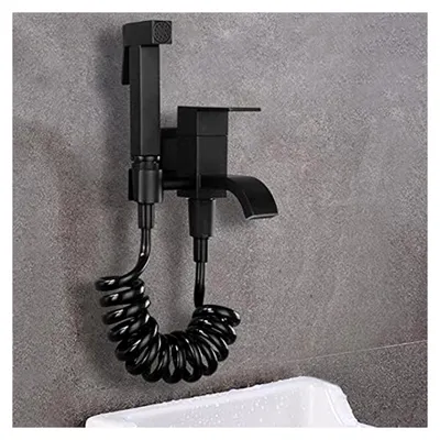 Produktbild von Wasserhahn, Sprühset for die Toilette, Doppelfunktions-Kupfer-Handsprühset, Kaltwasserhahn, Badezimmer, Dusche, Sphose