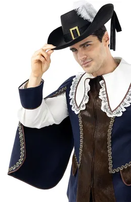 Imagen del producto de Sombrero de mosquetero para adultos, color