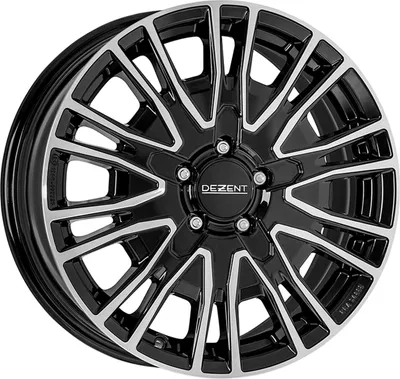 Obrázok produktu pre Zliatinové kolesá DEZENT KE dark 6.5x16 5x112 ET 52 BLACK/POLISHED