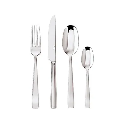Produktbild von Sambonet S0667 Flat Besteck 24tlg.Mono, Edelstahl versilbert