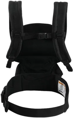 Produktbild von Born Lucky Babytrage Verstellbar – 3 Tragepositionen – 4–36 Monate – Schwarz