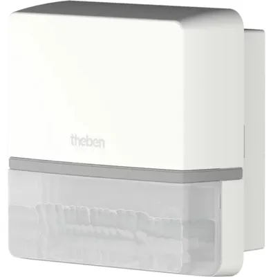 Produktbild von Theben Bewegungsmelder, Wandmontage, 180°, 14 m, App-Steuerung (Bluetooth), weiß, 1 Stk.