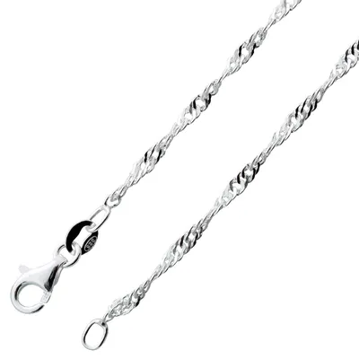 Produktbild von Singapurkette 1,8mm Silberarmband Silber 925  18