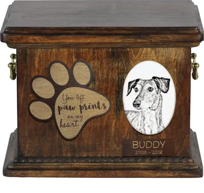 Obrázok produktu pre Saluki - urna na popol psa, personalizovaná urna s fotografiou, urna s fotografiou psa značky Art-Dog