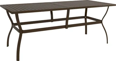 Obrázek produktu pro Zahradní stůl hnědý 190 x 80 x 72 cm ocel