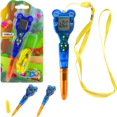 Produktbild von Elektronisches Spiel Mit Stift 168In1 Lanyard Orange Und Blau