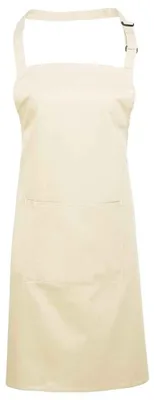 Produktbild von Premier - "Colours Collection" Latzschürze für Herren/Damen Unisex, Tasche LT5855 (Einheitsgröße) (Natürlich)