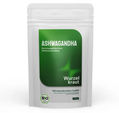 Produktbild von Ashwagandha Pulver 100g - Wurzelpulver, ayurvedisch - Wurzelkraut