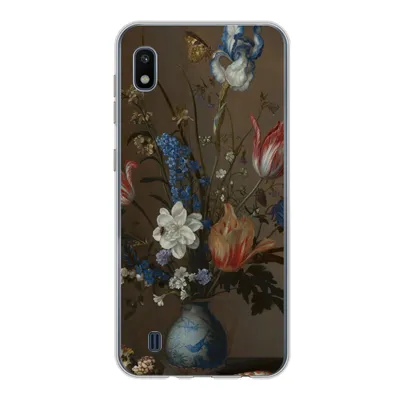 Produktbild von MuchoWow® Handyhülle Schutzhülle Hülle für Samsung Galaxy A10 Blumen in einer Wan-Li-Vase und Muscheln - Gemälde von Balthasar van der Ast Silikon Softcase Handy Hülle - Schutzhülle