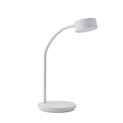 Produktbild von Lindby LED-Tischleuchte Maori, weiß, Metall, CCT, dimmbar