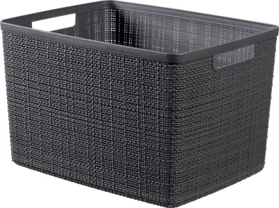 Obrázek produktu pro Úložný koš Juta L šedá 36 x 23 x 28 cm