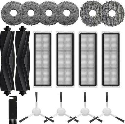 Produktbild von Zubehör für Dreame L10s Ultra/L10 Ultra/L10 Prime/ L10s Pro Gen 2 Wischpads X6 Filter X4 Hauptbürsten X2 Seitenbürsten X4 Ersatzteile