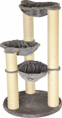 Produktbild von nanook Kratzbaum Holiday 3 Schlafmulden 104x60cm standfest stabil grau