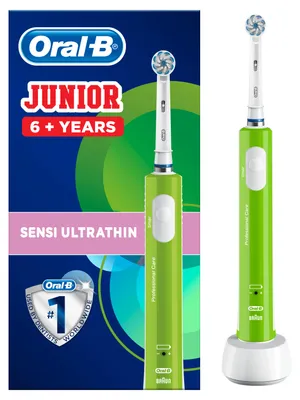 Produktbild von Oral-B Elektrische Zahnbürste Junior 6+ grün