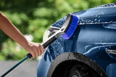 Productafbeelding van Autowasborstel, borstel voor auto-onderhoud, 40 cm met aansluiting APA 11250