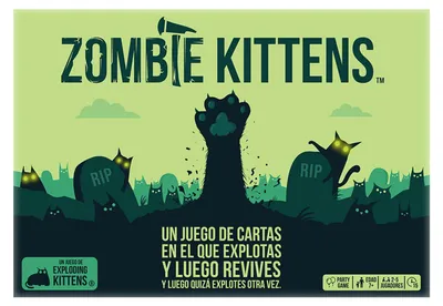 Productafbeelding van Asmodee Zombie Kittens, Bordspel, Strategie, Vanaf 7 jaar, 15 minuten, Familie spel