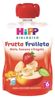 Immagine prodotto di HippFrutta Frullata Mela Banana Fragola 90 G
