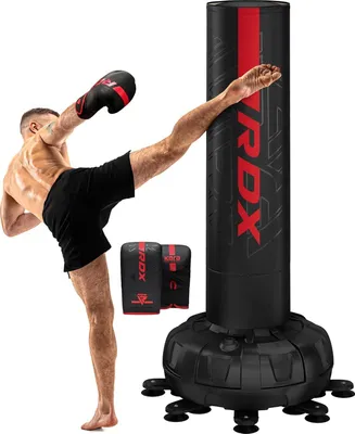Produktbild von Boxsack RDX Freistehender Boxsack mit Handschuhen, 6ft Kickboxen, MMA Fitness