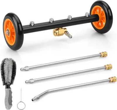 Productafbeelding van 2-in-1 Hogedrukreiniger Waterbezem 40,6 cm voor Snelle en Grondige Reiniging