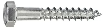 Imagen del producto de CONNEX, tornillos para madera con cabeza hexagonal, 12 x 140 mm, 1000 g, galvanizados, modelo KL3142140