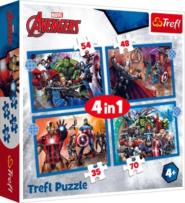 Image de Trefl Avengers Puzzle 4 en 1