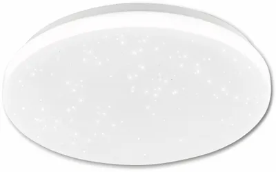 Produktbild von EGLO Deckenlampe Pogliola-S, Ø 31 cm, Kristalleffekt LED Deckenleuchte, Wohnzimmerlampe, Lampe weiß, Kinderzimmerlampe, Küchenlampe, Bürolampe