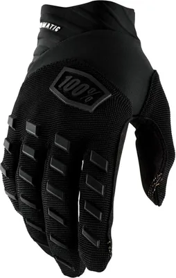Produktbild von 100% Airmatic Youth Gloves M Black/Charcoal - robuster MTB-Handschuh für jung...