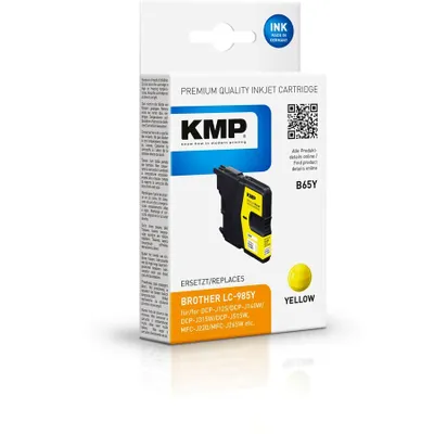 Produktbild von KMP B65Y, Gelb, 4,4 ml, 1 Stück(e), 260 Seiten, Einzelpackung
