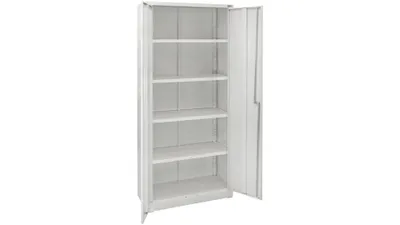 Zdjęcie produktu dla UHL-MASH| Szafa Biurowa Na Akta i Dokumenty-180x80x39cm-Metalowa-Rodo-Zamykana Na Klucz-Ryglowany zamek-4 regulowane półki-60 Segregatorów| SMB-21