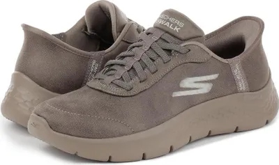 Produktbild von Skechers Slip-Ins: Go Walk Flex Sneakers Laag - Taupe - Maat 36