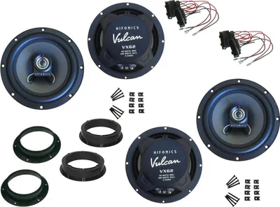 Produktbild von Hifonics Lautsprecher Set für  VW Golf V 1KM Bj 03-12 Tür vorne hinten 360 Watt