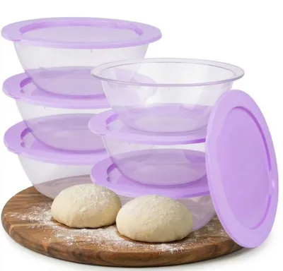 Immagine prodotto di Set di 6 contenitori per pizza con coperchio