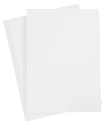 Image de Creativ Company carton blanc A4 210-220g, 10 feuilles
