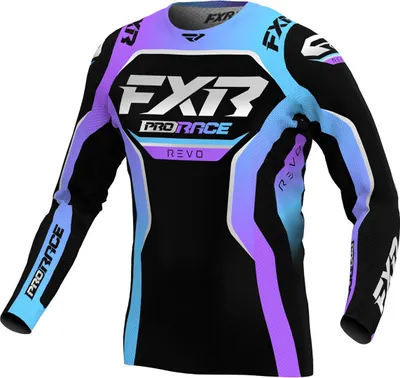 Productafbeelding van FXR Revo 2025 Motocross shirt, paars/blauw, maat S