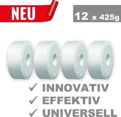 Produktbild von Luft-Entfeuchter Granulat Tabs mit Loch 12x 425g neutral ohne Duft Nachfüllpack