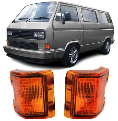 Productafbeelding van Knipperlicht links/rechts voor VW T3 Bus Transporter, bouwjaar 1979-1992, voorzijde, oranje