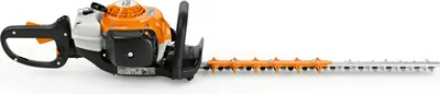 Produktbild von Stihl HS 82 R, 60 cm, Doppelte Klinge, 22,7 cm³, 3,8 cm, Orange, Schwarz, Weiß, 3,1 m/s²