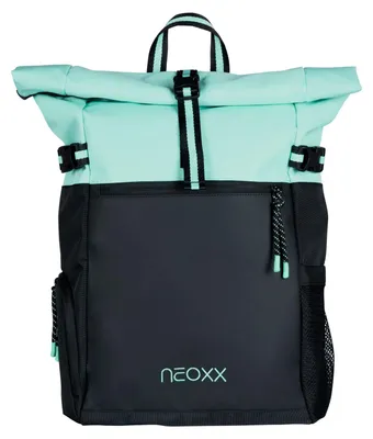 Produktbild von neoxx Freizeitrucksack Rucksack mit Laptopfach Iconic Rolltop Backpack 19L Mint Breeze schwarz