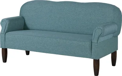 Produktbild von MASSIVMOEBEL24 Küchensofa Webstoff 188x78x97 blau EDINBURGH
