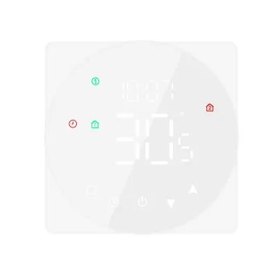 Zdjęcie produktu dla Inteligentny termostat WiFi Tuya 16A – regulator temperatury z dotykowym ekranem LCD, programowaniem tygodniowym, zdalnym sterowaniem za pomocą aplikacji i funkcją oszczędzania energii