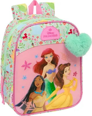 Produktbild von Schulrucksack Disney Princess Bloom grün Rosa 22 x 27 x 10 cm