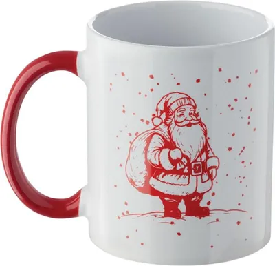 Produktbild von MidOcean - "Festimug" Kaffeebecher, Keramik, 300ml MO1854 (Einheitsgröße) (Weiß)