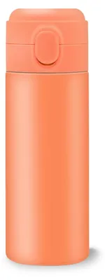 Thermosflasche 420 ml, Edelstahl, Vakuum-isoliert, BPA-frei, Orange