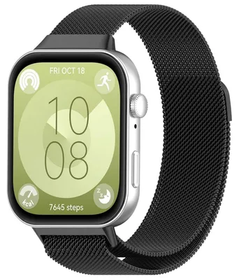 Obrázek produktu pro Náramek k chytrým hodinkám Huawei Watch Fit 5 4 / 5 4 Pro / 3, kovový, s magnetickým zapínáním