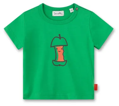 Produktbild von Sanetta Pure Jungen T-Shirt grün Apfel 62