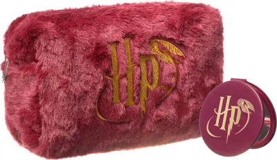 Produktbild von Harry Potter - Kosmetiktasche und Spiegel, Golden Snitch NS8613 (Einheitsgröße) (Rot/Gold)