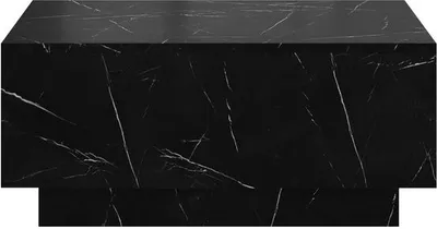 Image de Table basse 90x60 cm NORAN - marbre noir